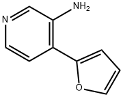 3-AMINO-4-(2-FURYL)PYRIDINE Structure