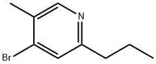 4-Bromo-5-methyl-2-(n-propyl)pyridine Structure