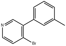 4-Bromo-3-(3-tolyl)pyridine Structure