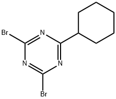 2,4-Dibromo-6-cyclohexyl-1,3,5-triazine Structure