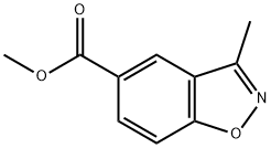 methyl 3-methylbenzo[d]isoxazole-5-carboxylate Structure