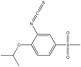 1-Isopropoxy-2-isothiocyanato-4-methanesulfonyl-benzene 구조식 이미지