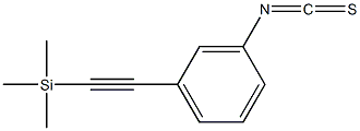 (2-(3-isothiocyanatophenyl)ethynyl)trimethylsilane Structure