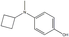 4-(cyclobutylmethylamino)phenol Structure