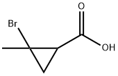 2-bromo-2-methylcyclopropane-1-carboxylic acid Structure