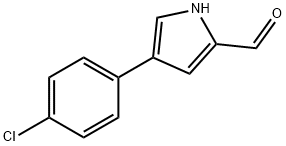 4-(4-chlorophenyl)-1H-pyrrole-2-carbaldehyde 구조식 이미지