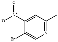 5-Bromo-2-methyl-4-nitro-pyridine 구조식 이미지