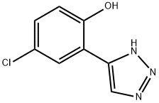 4-chloro-2-(1H-1,2,3-triazol-4-yl)phenol 구조식 이미지