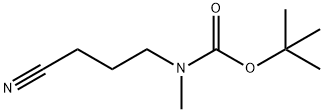 tert-butyl N-(3-cyanopropyl)-N-methylcarbamate 구조식 이미지