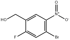 4-Bromo-2-fluoro-5-nitrobenzyl alcohol Structure