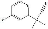 2-(4-Bromopyridin-2-yl)-2-methylpropanenitrile Structure