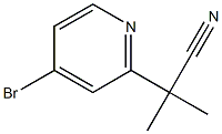 2-(4-Bromopyridin-2-yl)-2-methylpropanenitrile 구조식 이미지