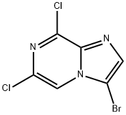 3-BROMO-6,8-DICHLORO-IMIDAZO[1,2-A]PYRAZINE 구조식 이미지