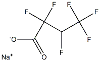 Sodium 2,2,3,4,4,4-hexafluorobutyrate 구조식 이미지