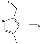 2-formyl-4-methyl-1H-pyrrole-3-carbonitrile 구조식 이미지