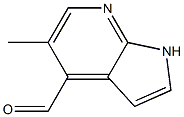 5-methyl-1H-pyrrolo[2,3-b]pyridine-4-carbaldehyde Structure