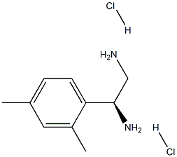 (1S)-1-(2,4-DIMETHYLPHENYL)ETHANE-1,2-DIAMINE DIHYDROCHLORIDE Structure