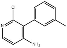 2-CHLORO-4-AMINO-3-(3-TOLYL)PYRIDINE 구조식 이미지