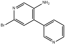 2-Bromo-5-amino-4-(3-pyridyl)pyridine Structure
