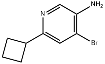 4-Bromo-3-amino-6-(cyclobutyl)pyridine Structure