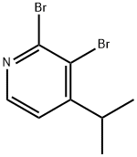 2,3-Dibromo-4-(iso-propyl)pyridine Structure