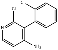 2-Chloro-4-amino-3-(2-chlorophenyl)pyridine Structure