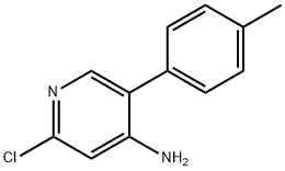 2-Chloro-4-amino-5-(4-tolyl)pyridine Structure