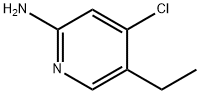 2-Amino-4-chloro-5-ethylpyridine 구조식 이미지