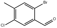 2-bromo-5-chloro-4-methylbenzaldehyde Structure