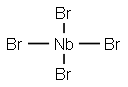 Niobium(IV) tetrabromide 구조식 이미지