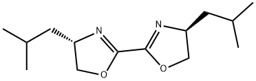 2,2'-Bioxazole, 4,4',5,5'-tetrahydro-4,4'-bis(2-methylpropyl)-, (4S,4'S)- (9CI) Structure