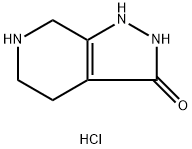 1H,2H,3H,4H,5H,6H,7H-pyrazolo[3,4-c]pyridin-3-one dihydrochloride Structure