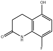 8-Fluoro-5-hydroxy-3,4-dihydroquinolin-2(1H)-one 구조식 이미지