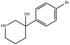 3-(4-bromophenyl)piperidin-3-ol Structure