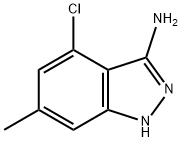 4-Chloro-6-methyl-1H-indazol-3-amine Structure