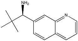 (1R)-2,2-DIMETHYL-1-(7-QUINOLYL)PROPYLAMINE Structure