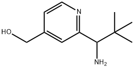 [2-(1-AMINO-2,2-DIMETHYLPROPYL)-4-PYRIDYL]METHAN-1-OL Structure