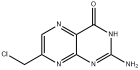 2-Amino-7-(chloromethyl)pteridin-4(1H)-one 구조식 이미지