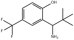 2-(1-AMINO-2,2-DIMETHYLPROPYL)-4-(TRIFLUOROMETHYL)PHENOL Structure