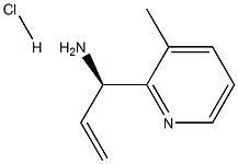 (1R)-1-(3-METHYL(2-PYRIDYL))PROP-2-ENYLAMINE HYDROCHLORIDE Structure