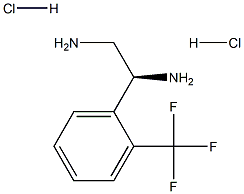 (1S)-1-[2-(TRIFLUOROMETHYL)PHENYL]ETHANE-1,2-DIAMINE DIHYDROCHLORIDE Structure