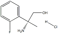 (2R)-2-AMINO-2-(2-FLUOROPHENYL)PROPAN-1-OL HYDROCHLORIDE 구조식 이미지