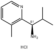 (1R)-2-METHYL-1-(3-METHYL(2-PYRIDYL))PROPYLAMINE HYDROCHLORIDE Structure