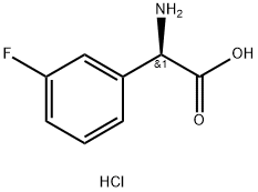 (S)-carboxy(3-fluorophenyl)methanaminium chloride Structure