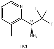 (1R)-2,2,2-TRIFLUORO-1-(3-METHYL(2-PYRIDYL))ETHYLAMINE HYDROCHLORIDE 구조식 이미지