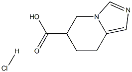 5H,6H,7H,8H-imidazo[1,5-a]pyridine-6-carboxylic acid hydrochloride Structure