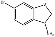 Benzo[b]thiophen-3-amine, 6-bromo-2,3-dihydro- Structure