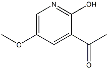 1-(2-hydroxy-5-methoxypyridin-3-yl)ethan-1-one 구조식 이미지