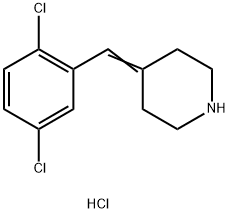 4-[(2,5-dichlorophenyl)methylidene]piperidine hydrochloride Structure