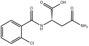 3-carbamoyl-2-[(2-chlorophenyl)formamido]propanoic acid 구조식 이미지